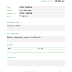 Intex Pharma MK677( Nutrobal ) 10mg