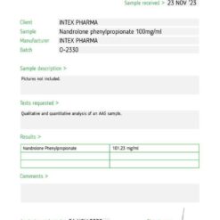 Intex Pharma NPP-100 (Nandrolone Phenylpropionate)