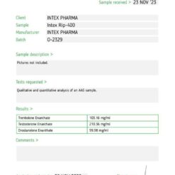 Intex Pharma RIP-400 400mg/ml